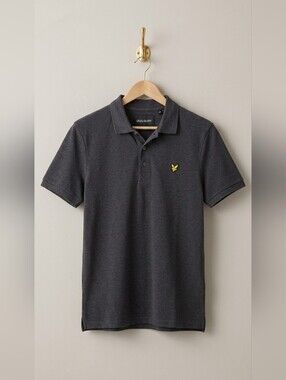 Lyle & Scott Grey Polo Shirt Size Medium